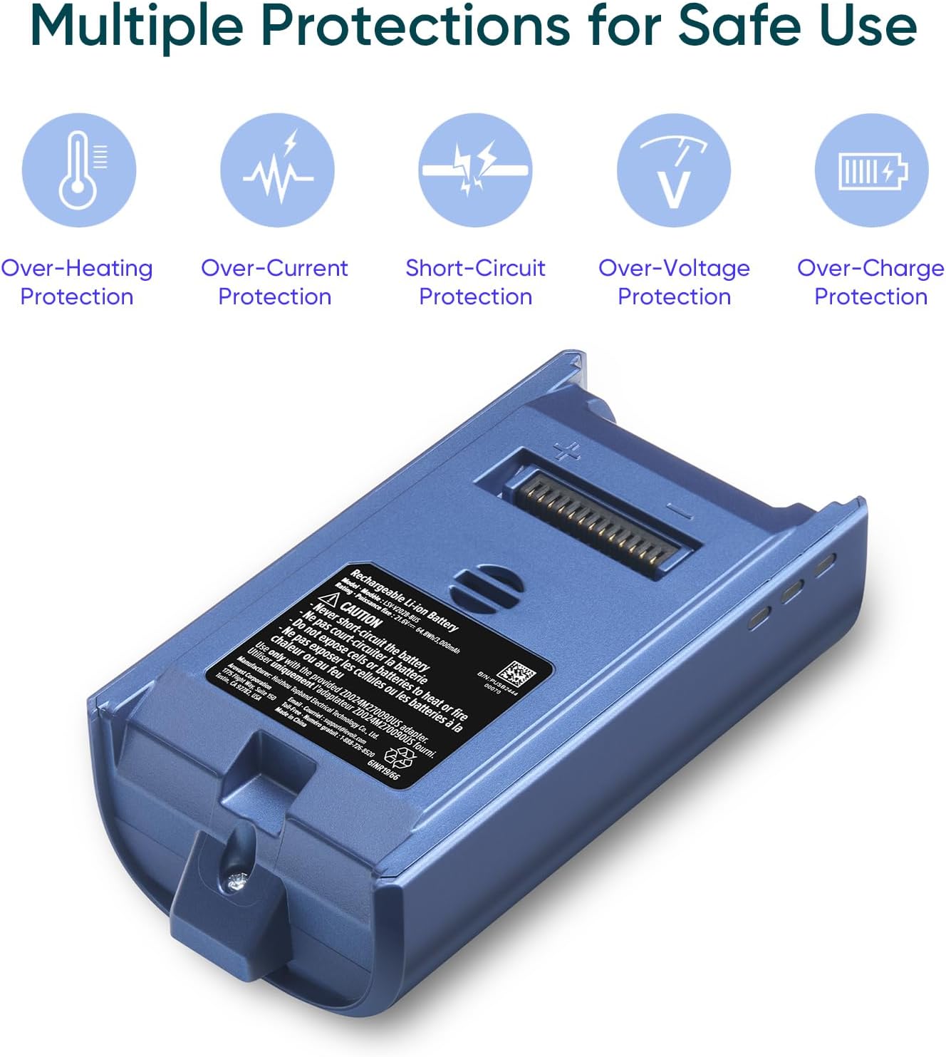 Levoit LVAC-300 Cordless Vacuum Replacement Battery - Image 2